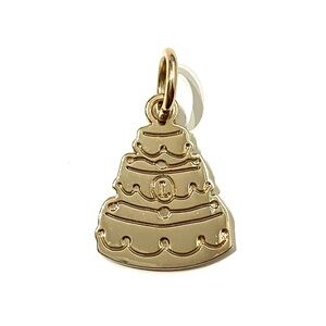 Laudree Paris Gold Tone Cake Pendent Charm